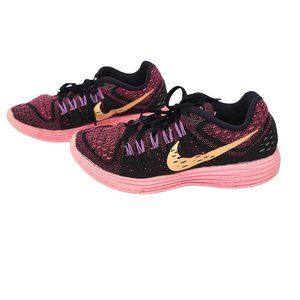 Nike Lunartempo Sneakers READ Women Size 8 Black Pink 705462-008 Athletic Shoes